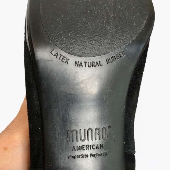 Munro Suede Leather Women’s Ankle Boots - 10.5 - Picture 16 of 17